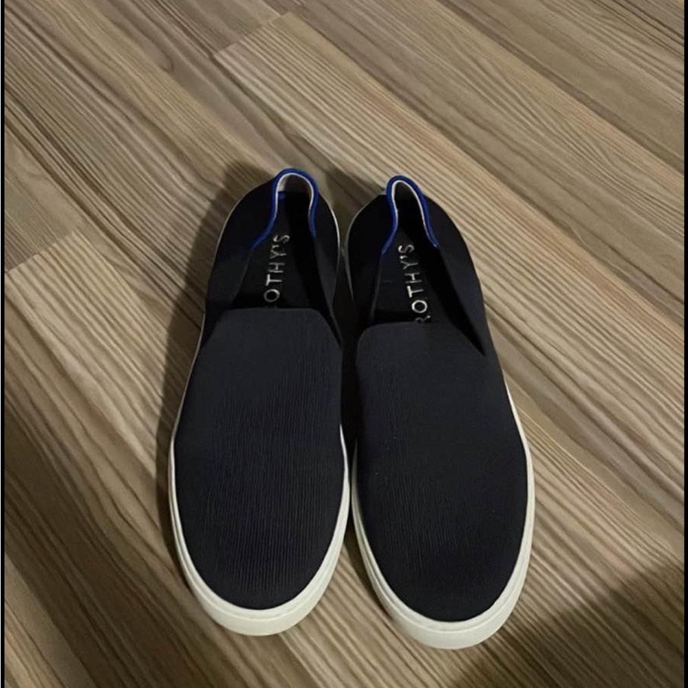 Navy Rothys Sneakers
